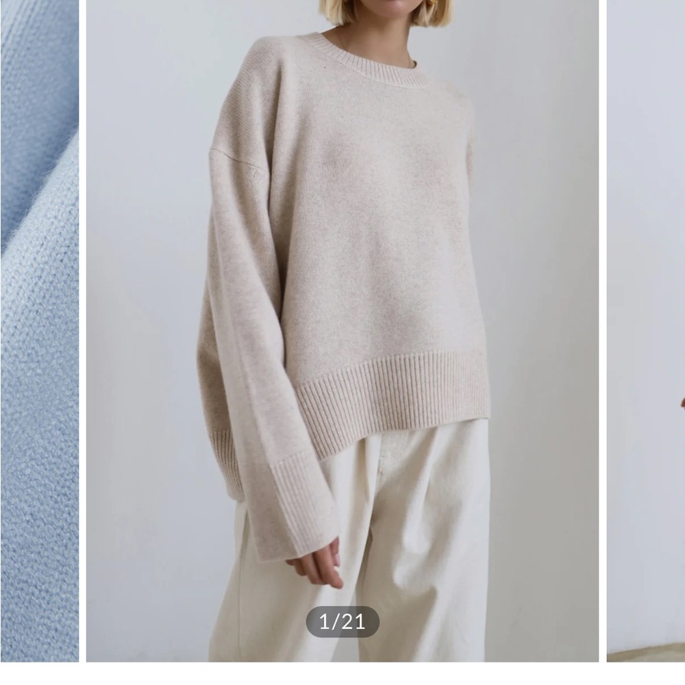 Candyfloss Oversized Pullover Sweater 
Apricot / S